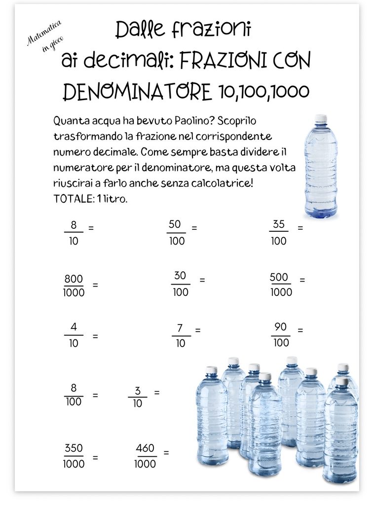Obiettivo...frazioni!
