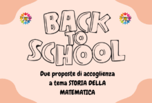 Due proposte di accoglienza a tema storia della matematica!